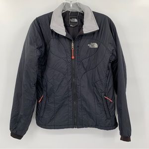 The North Face Black and Gray Primaloft Full Zip Jacket Size Small
